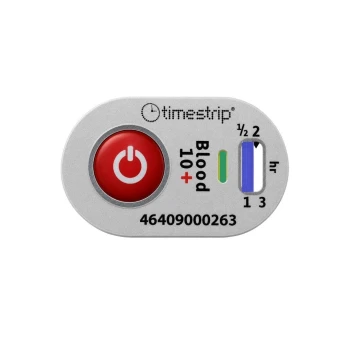 Одноразовые температурные индикаторы для крови Timestrip Blood Temp 10+, код продукта TP464, уп. №100