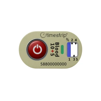 Одноразовые температурные индикаторы для крови Timestrip Blood Temp 10+5, код продукта TP588, уп. №100