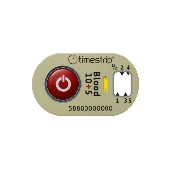 Одноразовые температурные индикаторы для крови Timestrip Blood Temp 10+5, код продукта TP588, уп. №100