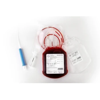 Подвійні контейнери для взяття 250 мл. крові з розчином ЦФДА-1 з адаптером для вакуумних пробірок (RD250/150Са НР)