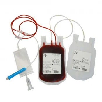 Двойные контейнеры для забора 350 мл. крови с раствором ЦФДА-1 c адаптером для вакуумных пробирок  (RD350/350Са HP)