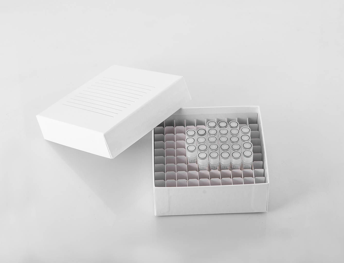 ПА (бумажные) крио боксы для хранения крио пробирок