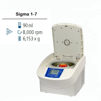 Лабораторная центрифуга Sigma 1-7 настольная без охлаждения