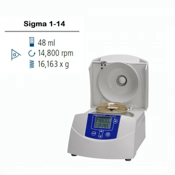 Лабораторная центрифуга Sigma 1-14 микроцентрифуга без охлаждения