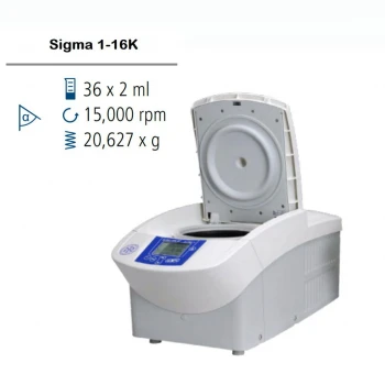 Лабораторная центрифуга Sigma 1-16K микроцентрифуга с охлаждением