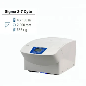 Лабораторная центрифуга Sigma 2-7 Cyto настольная цитоцентрифуга без охлаждения