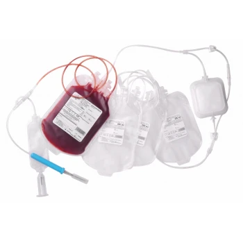 Четверные контейнеры для забора 450 мл. крови с раствором ЦФДА-1 с антилейкоцитарным фильтром (RQ450/450/450/450СаLНР)