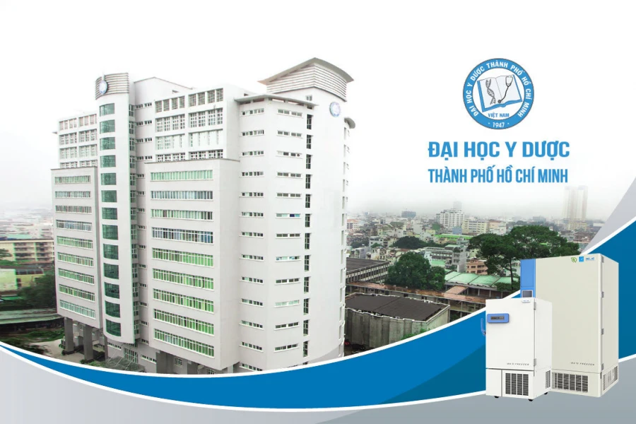 Найбільший в світі ULT-морозильник, що застосовується в фармацевтичному та медичному університеті в HCM City