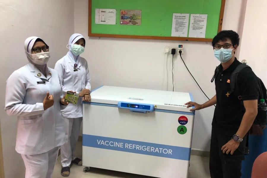 Холодильник Meling с внутренним покрытием Ice помогает при вакцинации в Малайзии