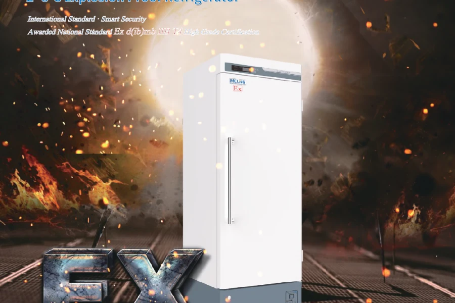 Взрывозащищенный холодильник от Компании MELING - Государственная сертификация высшего уровня