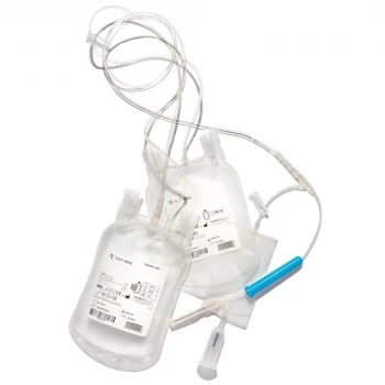 Двойные контейнеры для забора 450 мл. крови с раствором ЦФДА-1 c адаптером для вакуумных пробирок  (RD450/450Са HP)